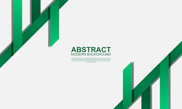 Abstracte moderne achtergrond met groene strepen Vectorillustratie