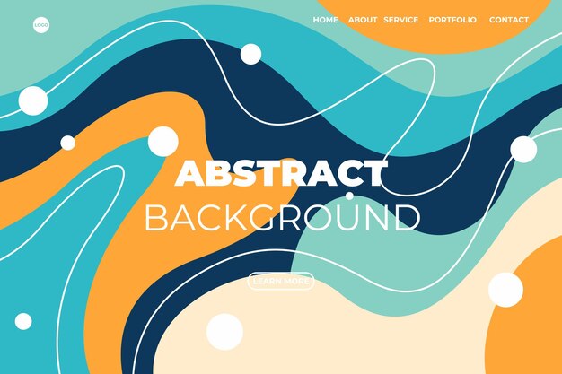 Abstracte moderne achtergrondelementen dynamische vloeiende vormen composities van gekleurde vlekken