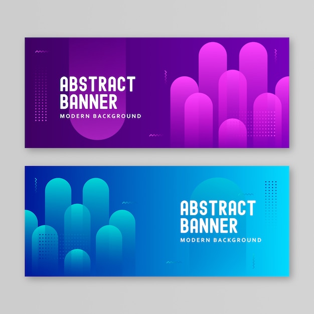 Abstracte moderne banner