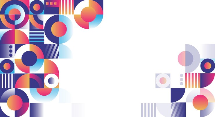 Vector abstracte moderne geometrische gradiënt achtergrond