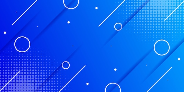 abstracte moderne gradiënt blauwe achtergrond met cirkel en lijnstreep in futuristisch concept