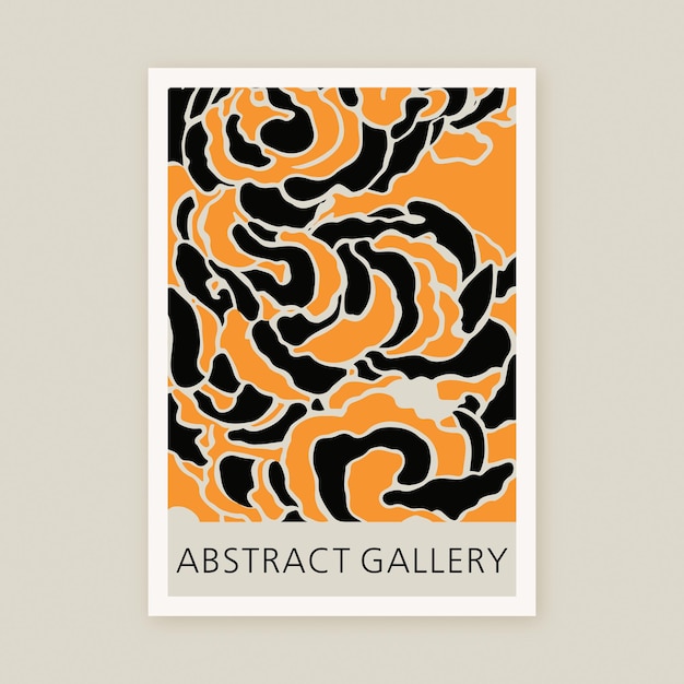 Abstracte moderne kunstgalerie poster afdrukken