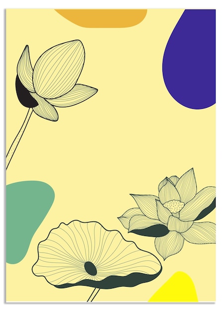 Abstracte moderne muurkunst achtergrond vector set