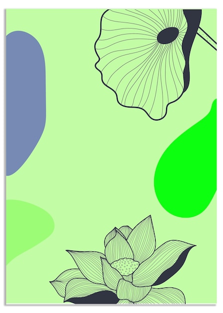 Abstracte moderne muurkunst achtergrond vector set