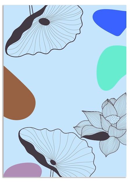 Abstracte moderne muurkunst achtergrond vector set