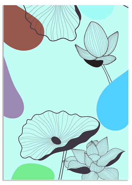 Abstracte moderne muurkunst achtergrond vector set