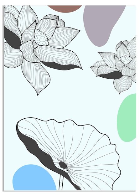 Abstracte moderne muurkunst achtergrond vector set