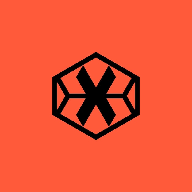 abstracte moderne technologie letter X-logo