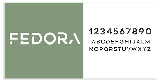 Abstracte Moderne vector lettertipstijlontwerp