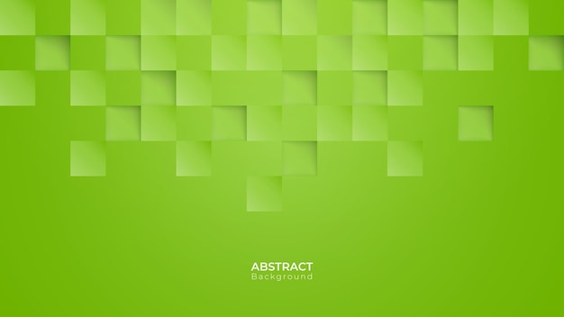 Abstracte moderne vierkante groene achtergrond Patroon geometrische textuur vectorkunst illustratie