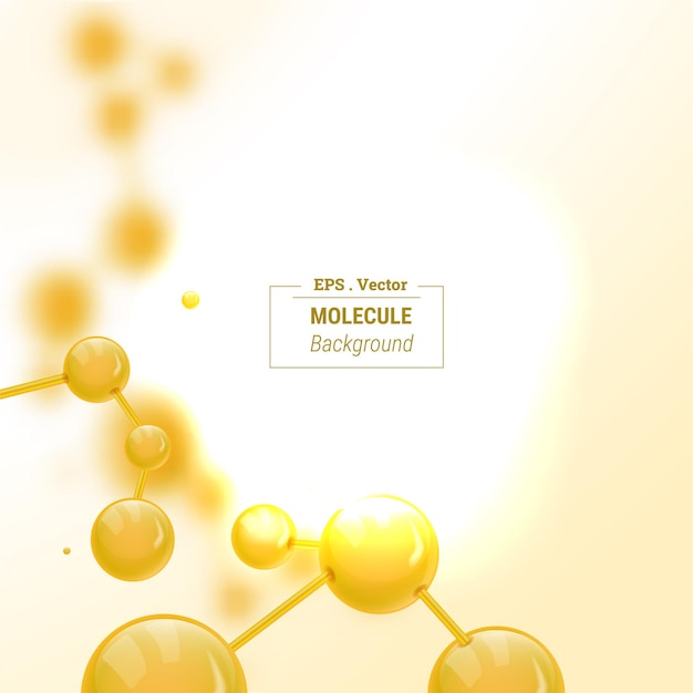 Abstracte moleculen ontwerpen achtergrond