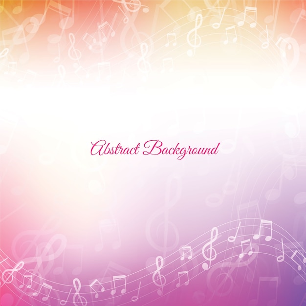 Abstracte muziek achtergrond