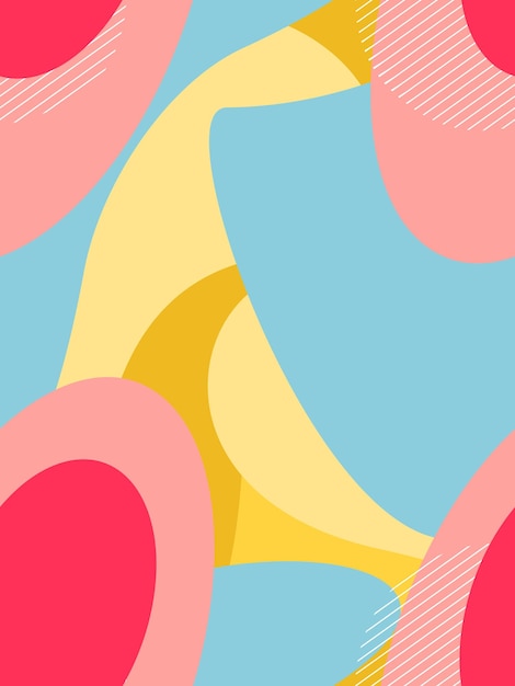 Abstracte naadloze geometrische patroon. Moderne vectorsjabloon voor banner, omslag, print, promotie, web