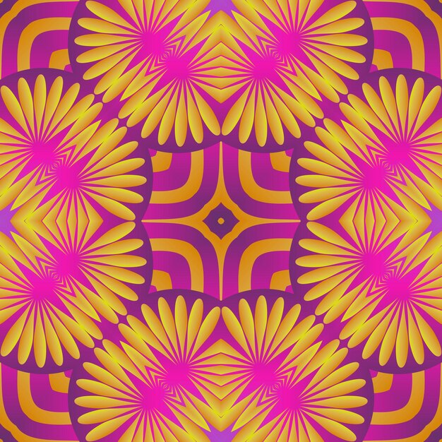 Abstracte naadloze gestructureerde achtergrond in roze en goudgele kleuren