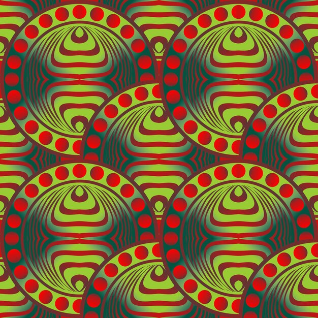 Abstracte naadloze gestructureerde achtergrond met groene kleur gecombineerd met rode kleur