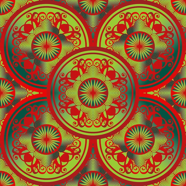 Abstracte naadloze gestructureerde achtergrond met groene kleur gecombineerd met rode kleur