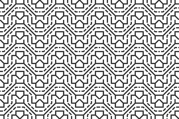 abstracte naadloze lijn geometrische patroon achtergrond
