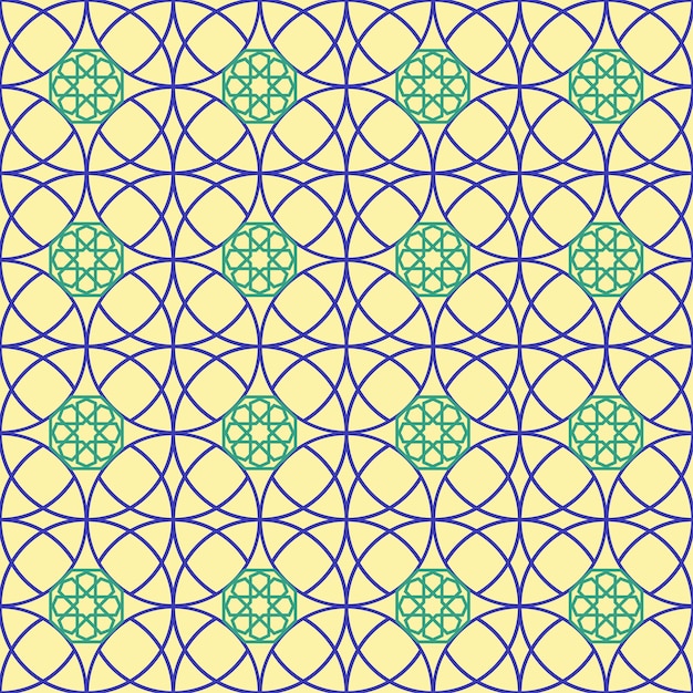 Abstracte naadloze patronen in islamitische stijl