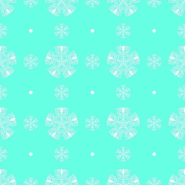 Abstracte Naadloze Patroon Winter Sneeuwvlok Achtergrond Voor Kerstmis Nieuwjaar Xmas Decoratie