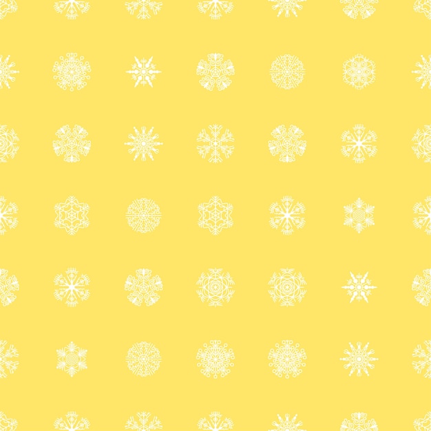 Abstracte Naadloze Patroon Winter Sneeuwvlok Achtergrond Voor Kerstmis Nieuwjaar Xmas Decoratie