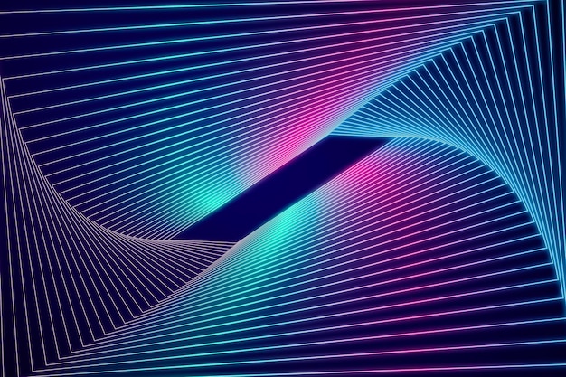 Abstracte neonlichtenachtergrond