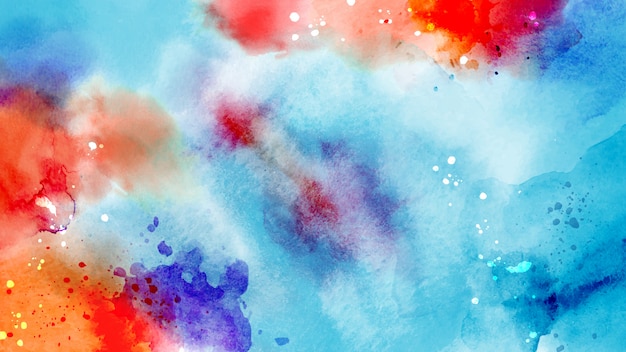 Abstracte oppervlak heldere kleurrijke splash aquarel