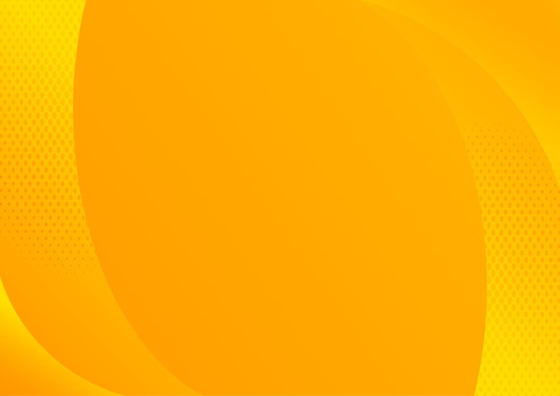 Vector abstracte oranje achtergrond met halftoonpunten en cirkels