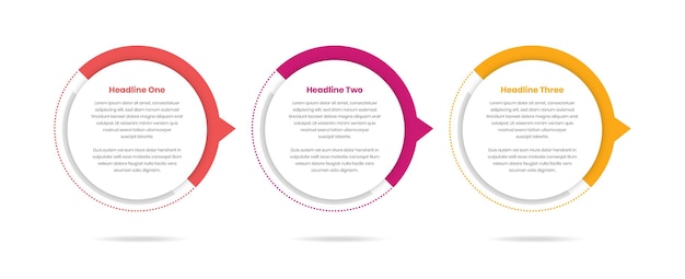 Abstracte ovale stappen infographic en presentatiesjabloon voor zakelijke gegevens