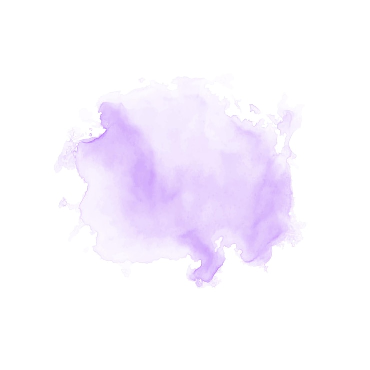 Vector abstracte paarse aquarel water splash vector aquarel textuur in violette kleur