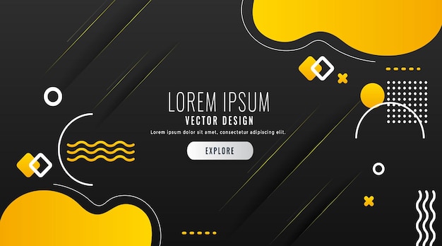 abstracte paarse geometrische achtergrond met moderne vloeiende vormen bannerontwerp