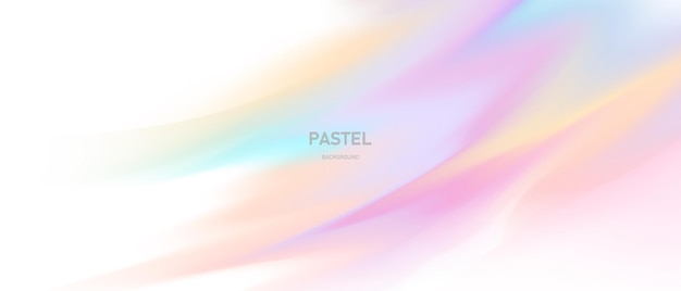 Abstracte pastel kleur achtergrond ontwerp zachte sjabloon vectorillustratie