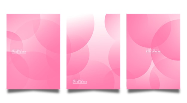Vector abstracte pastel roze gradiëntachtergrond