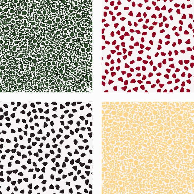 Vector abstracte patroon kleur vector achtergrond van kleurrijke ovale of ronde vlekken