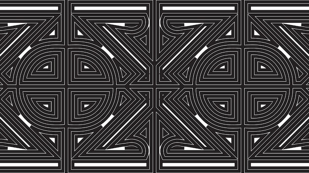 Vector abstracte patroon naadloze geometrische vorm lijnen