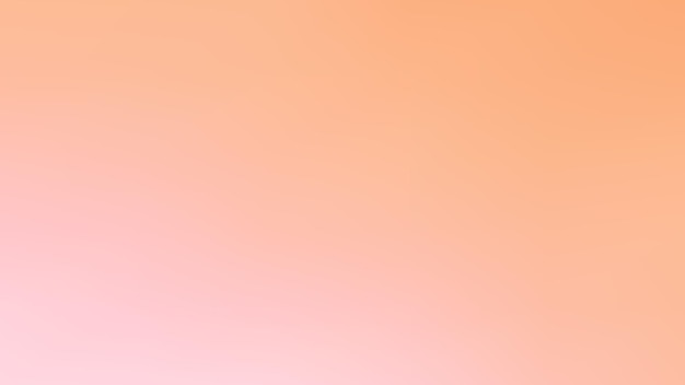 Abstracte perzik fuzz kleur vector banner wazig licht fris oranje delicate gradiënt achtergrond