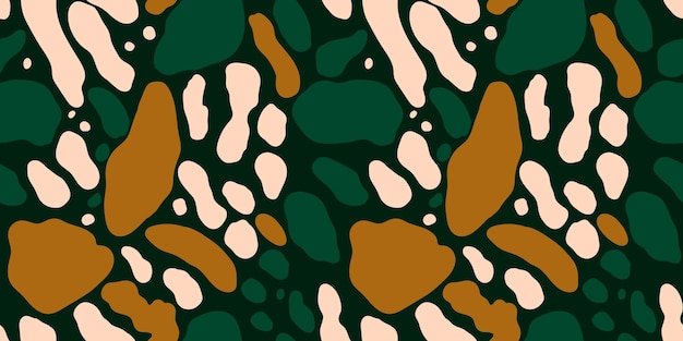 Abstracte plek leopard huid naadloos patroon Dierlijke bont behang wilde Afrikaanse katten cheetah huid achtergrond Eenvoudig ontwerp voor stof textiel afdruk oppervlak verpakking deksel