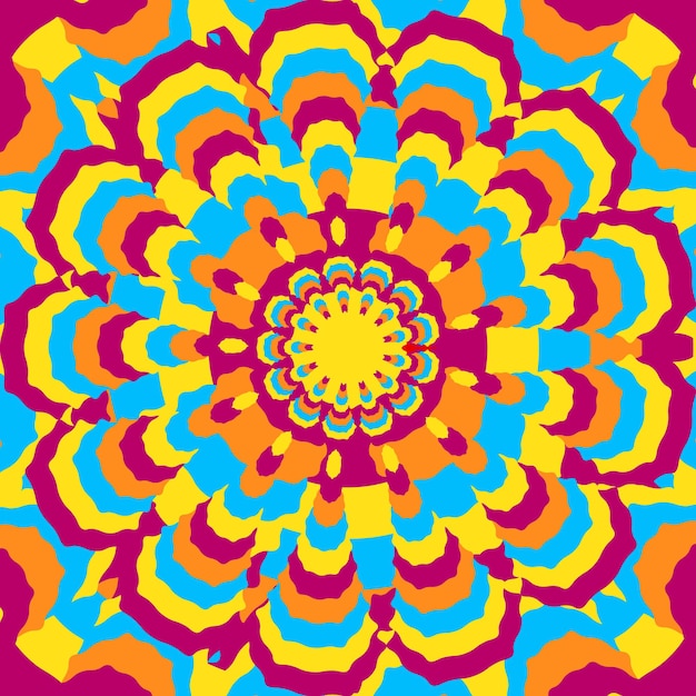 Abstracte psychedelische groovy achtergrond. Vector illustratie.