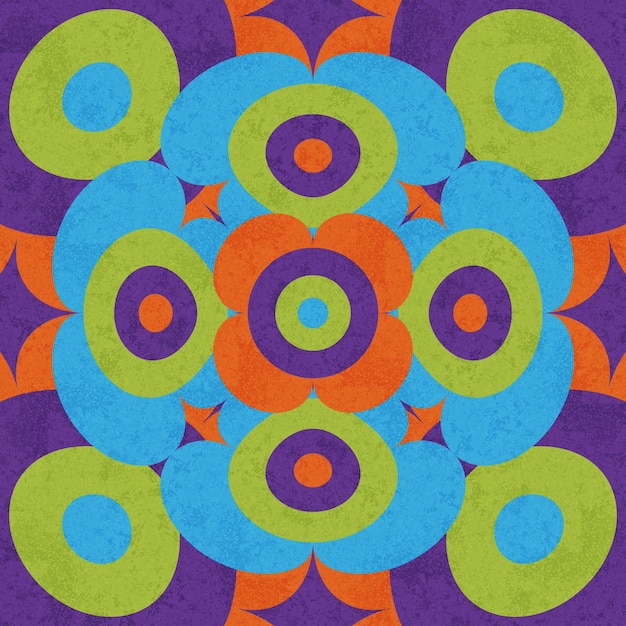 Abstracte psychedelische groovy achtergrond. Vector illustratie.