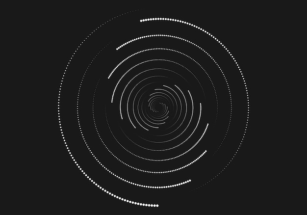 Abstracte puntenposter als achtergrond met dynamiek. technologie netwerk Vector illustratie.