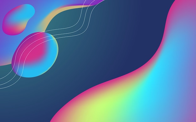 Abstracte resonantie gradatie achtergrondvector