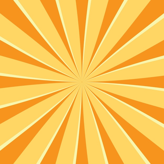 Vector abstracte retro achtergrond met zonnestraal. zomer vectorillustratie voor ontwerp