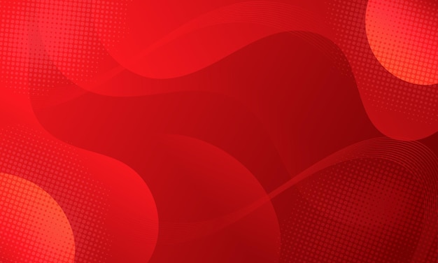 Abstracte rode achtergrond met golvende vormen geschikt voor website flyers posters
