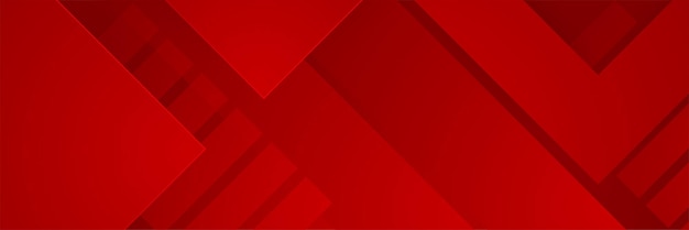 Abstracte rode deometrische bannerontwerp achtergrond