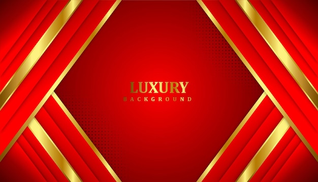 Abstracte rode gouden luxe achtergrond