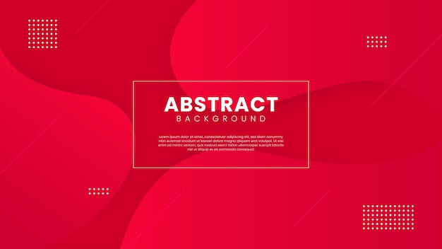 Abstracte rode kleur achtergrond Abstracte vloeibare achtergrond geschikt voor banner poster flyer bestemmingspagina of presentatie achtergrond