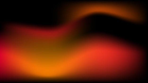 Abstracte rode oranje mesh gradiënt achtergrond donkere achtergrond Vector illustratie
