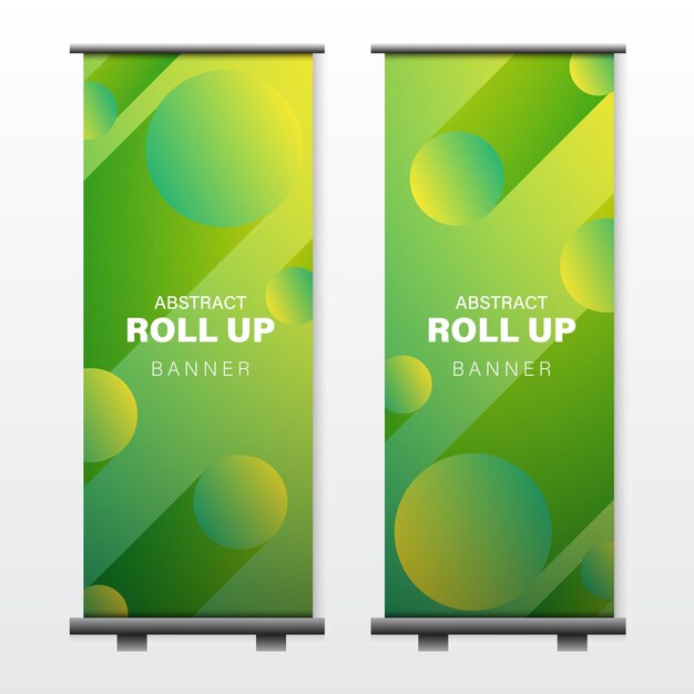 Vector abstracte roll up banner