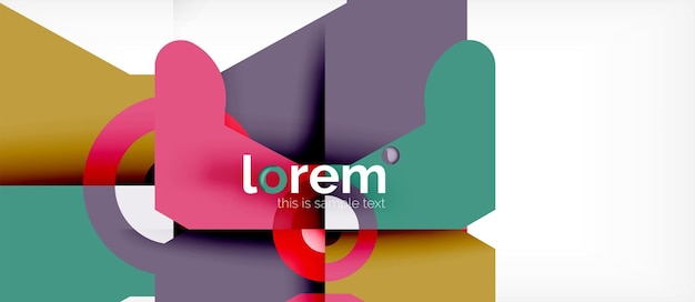 Abstracte ronde elementen samenstelling achtergrond organisch ontwerp