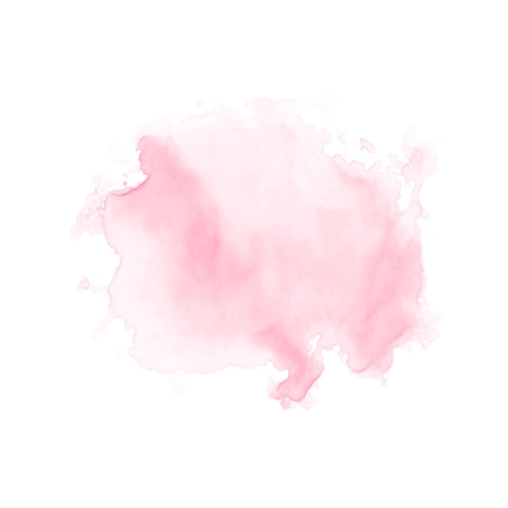 Vector abstracte roze aquarel water splash vector aquarel textuur in roze kleur
