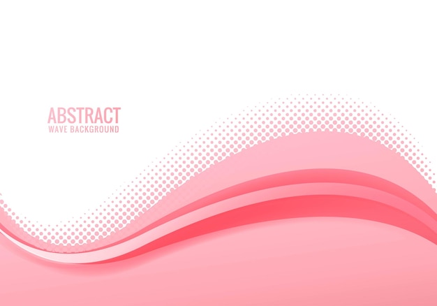 Abstracte roze creatieve zakelijke vloeiende golfachtergrond